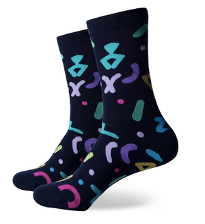 Mo Scribbles Socks - Sock Mafia